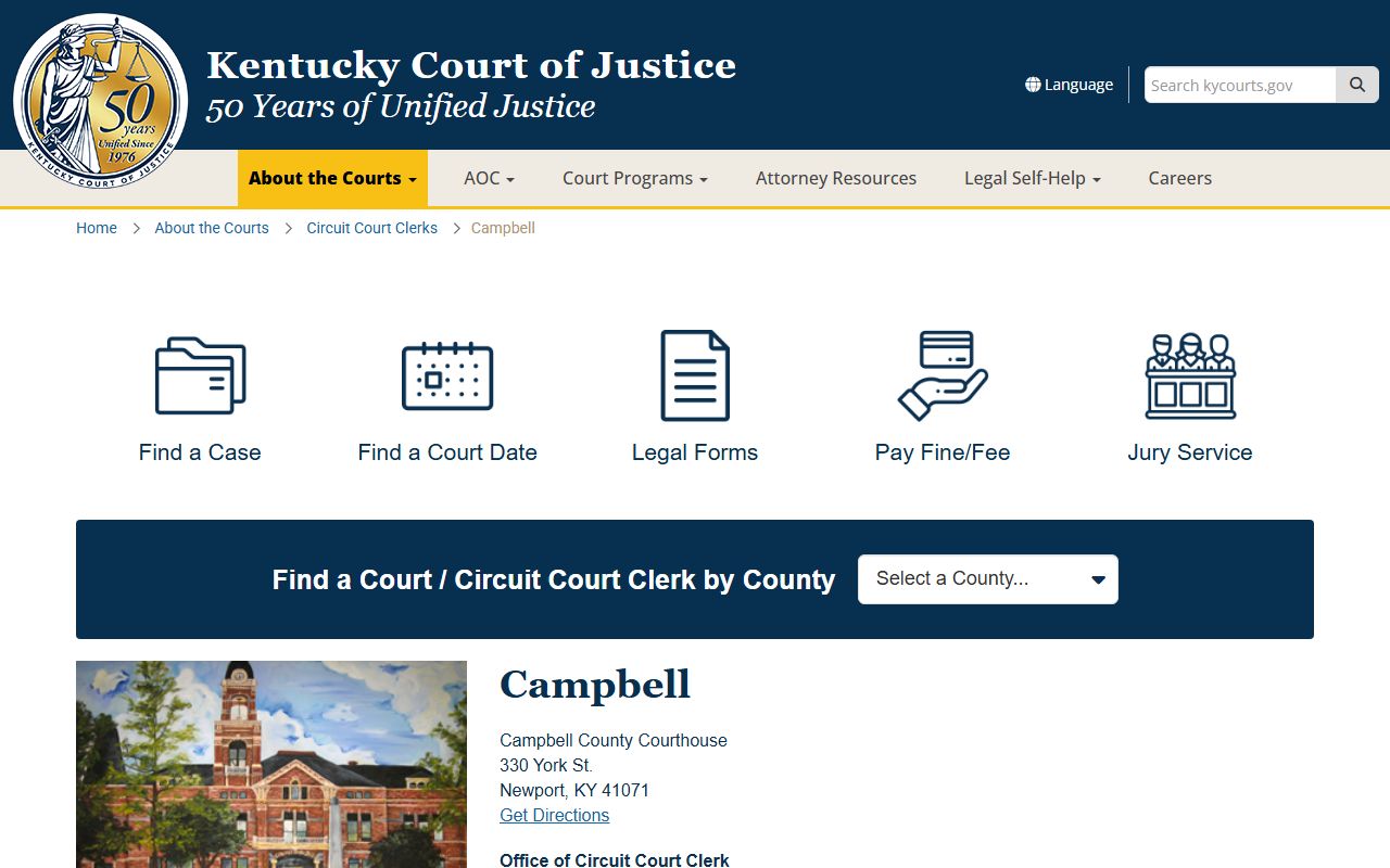Campbell County Kentucky Circuit Court