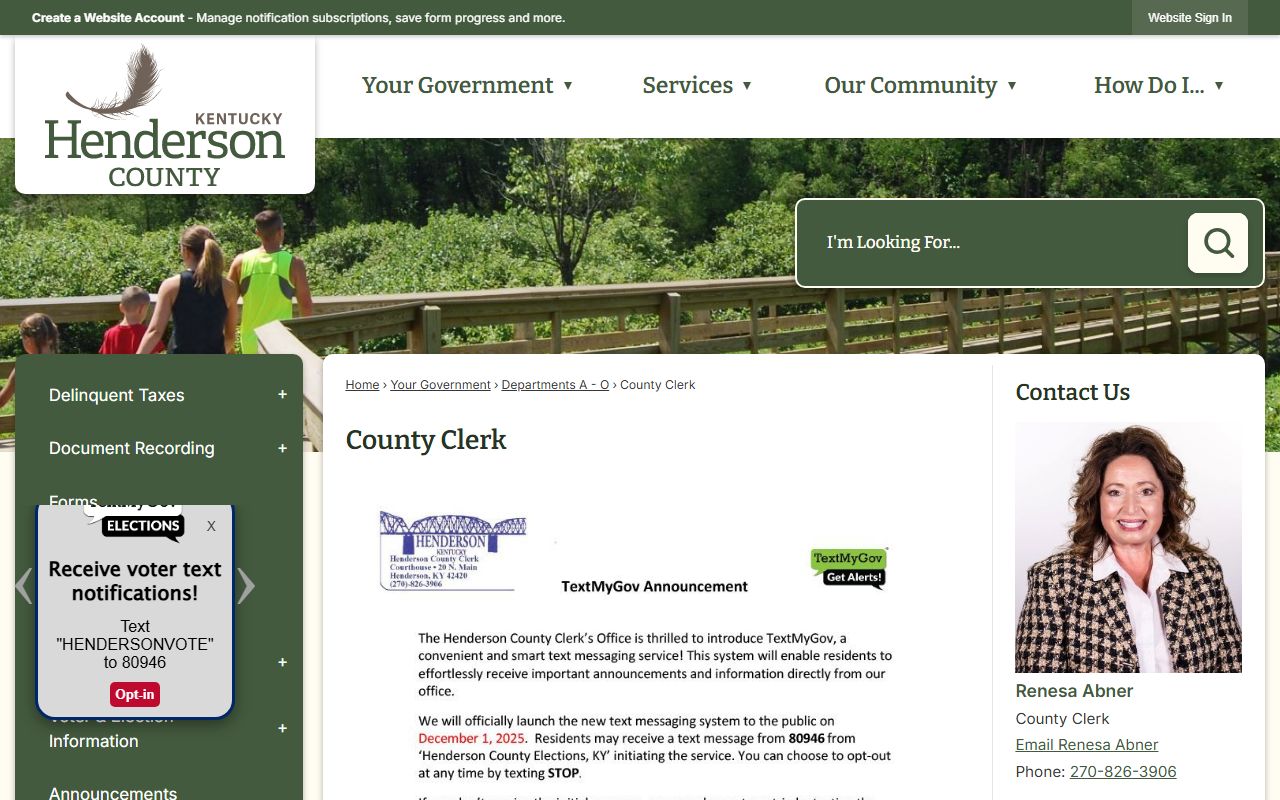 Henderson County Kentucky probate records access